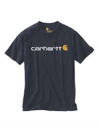 Carhartt Herren Logo Shirt Dunkelblau